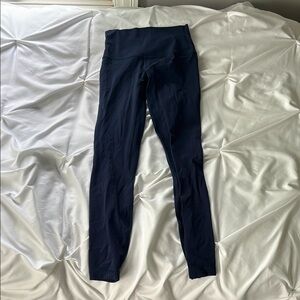 Navy Lululemon Align Leggings 25” Size 4